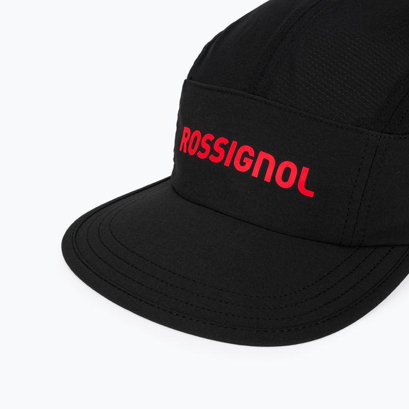 Kšiltovka Rossignol Active 5 Panel black/red 3