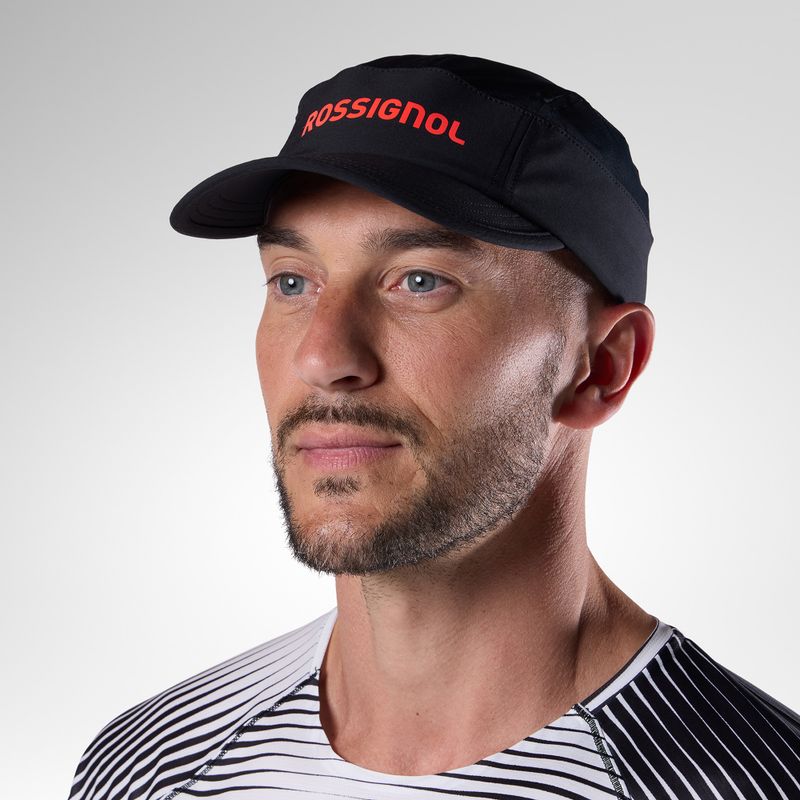 Kšiltovka Rossignol Active 5 Panel black/red 10
