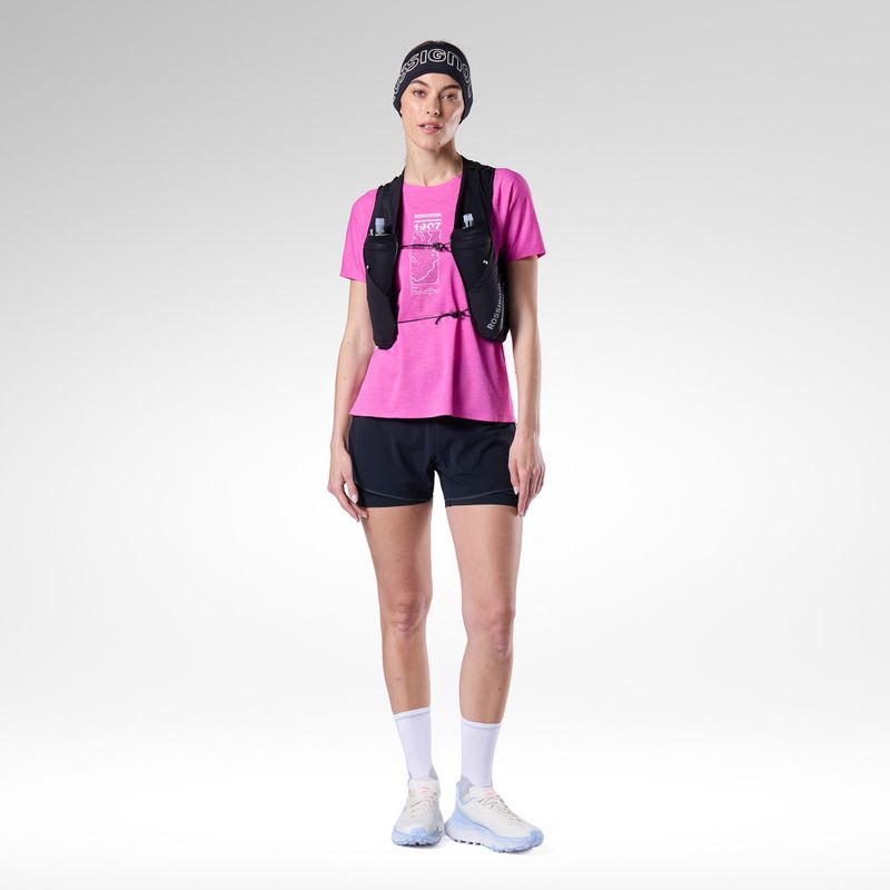 Dámské běžecké tričko Rossignol Sapa Ultra Tee electric fuchsia 2