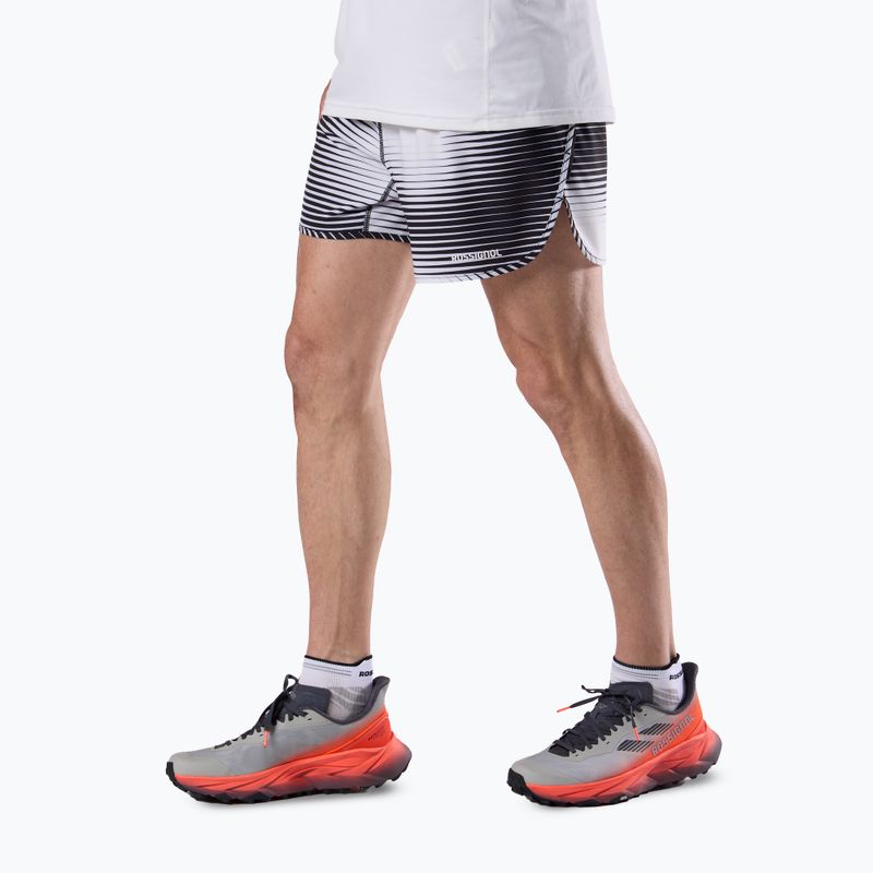 Pánské běžecké šortky Rossignol Sapa 5" black line fogg 4