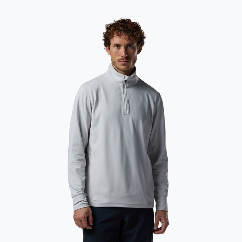 Pánská lyžařská mikina Rossignol Mid Layer Stertch Half Zip light grey