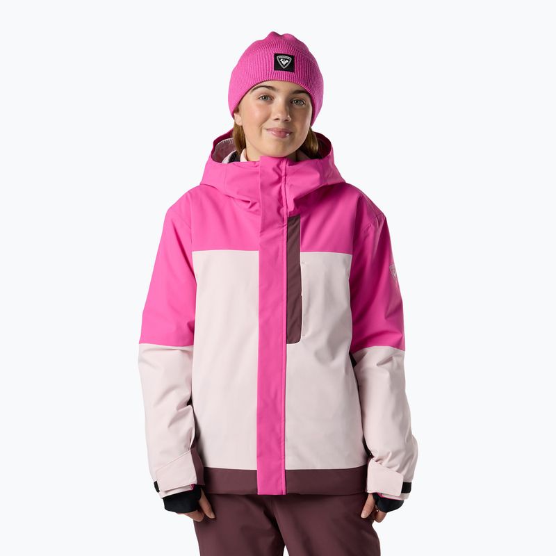 Dětská lyžařská bunda Rossignol Wispile Insulated electric fuchsia 2