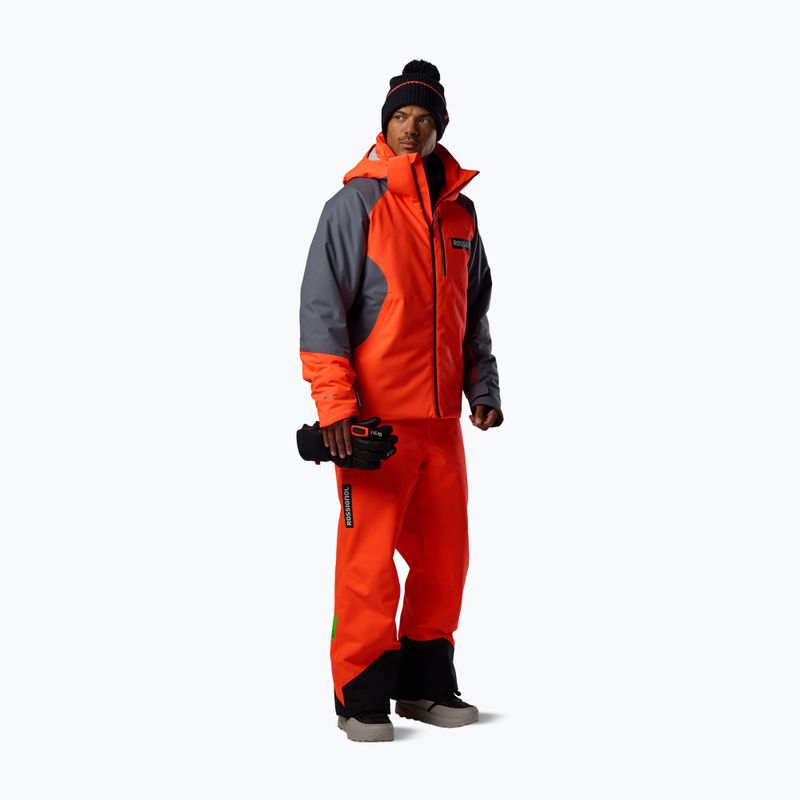 Pánská lyžařská bunda Rossignol Hero Insulated neon red 2