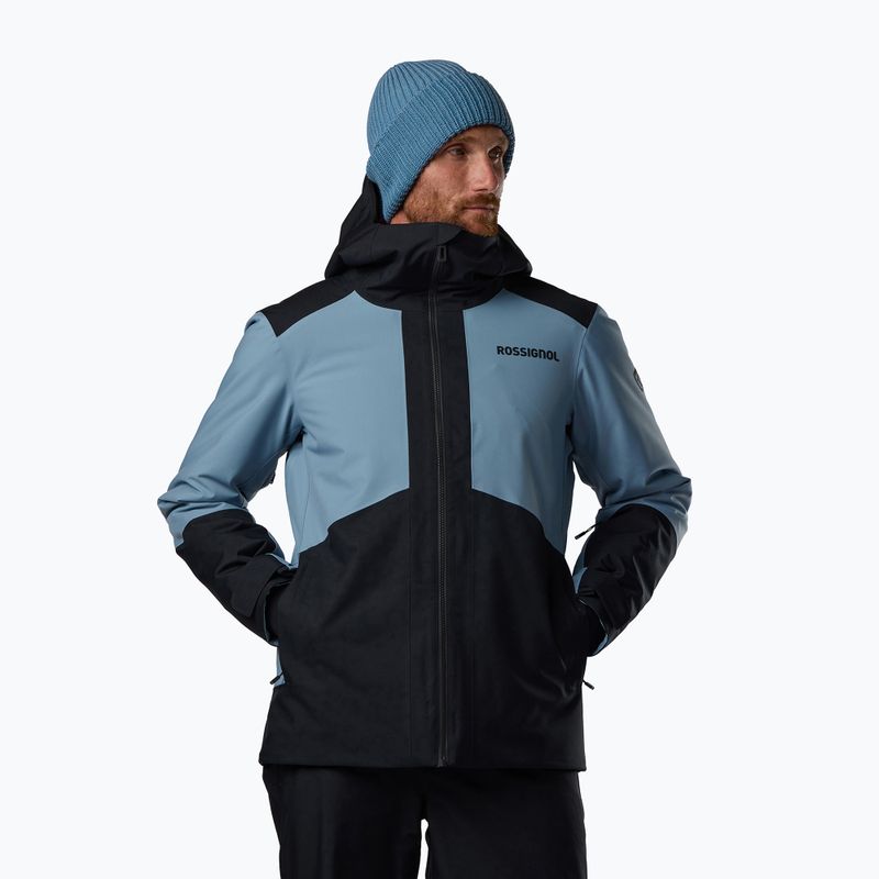 Pánská lyžařská bunda Rossignol Rochrun Insulated winward blue/black