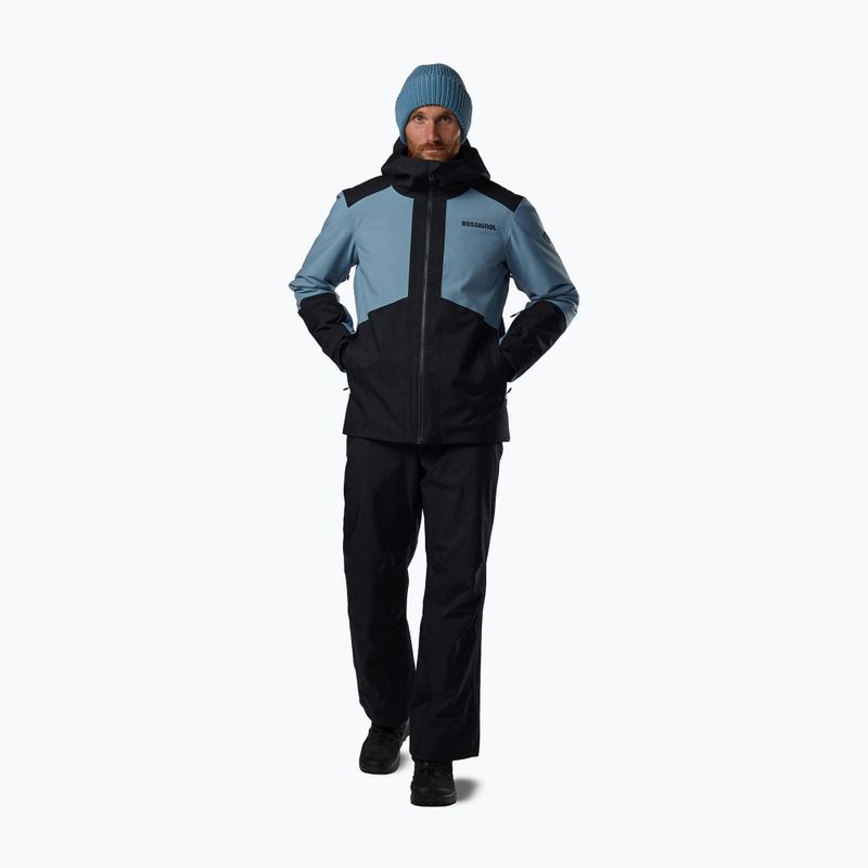 Pánská lyžařská bunda Rossignol Rochrun Insulated winward blue/black 2