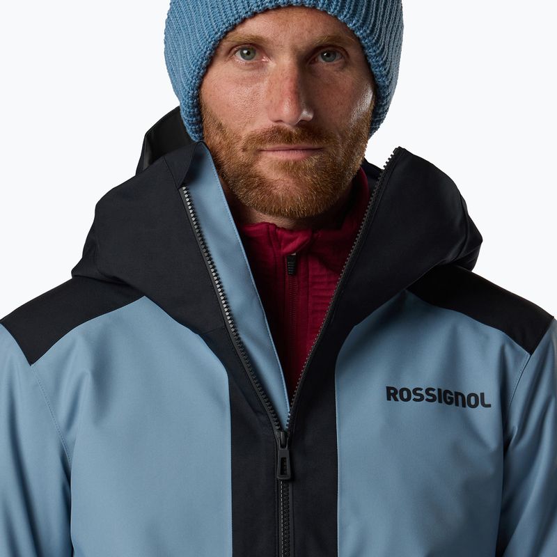 Pánská lyžařská bunda Rossignol Rochrun Insulated winward blue/black 5
