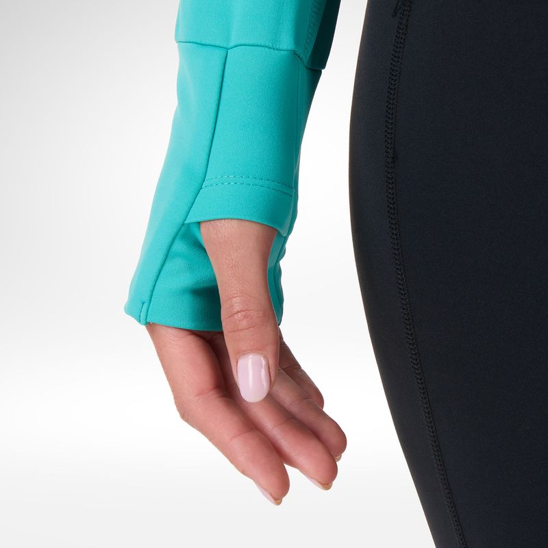 Dámská termo mikina Rossignol Half Zip First Layer baltic 6