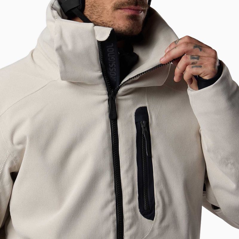 Pánská lyžařská bunda Rossignol Corduroy Insulated silver cloud 17