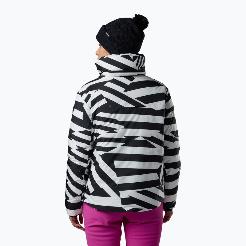 Dámská lyžařská bunda Rossignol Snowblaze Down resort bold lines black 3