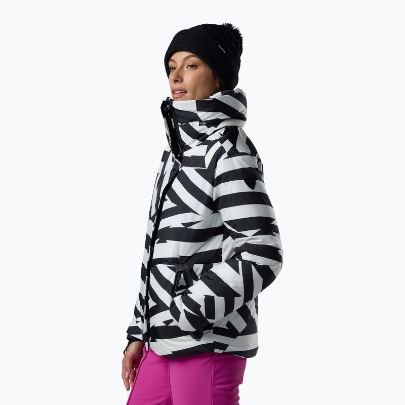 Dámská lyžařská bunda Rossignol Snowblaze Down resort bold lines black 4