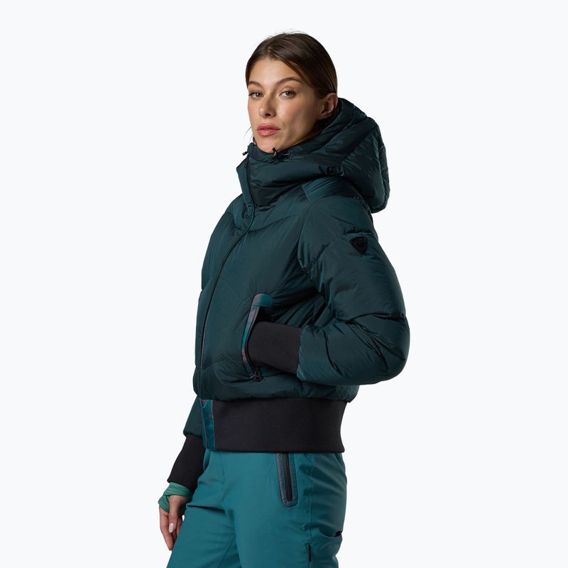 Dámská lyžařská bunda Rossignol Snowblaze Down Bomber transformative teal 4