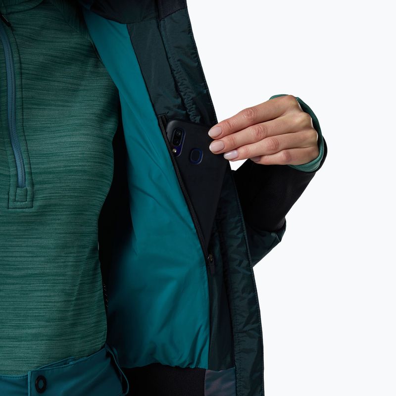 Dámská lyžařská bunda Rossignol Snowblaze Down Bomber transformative teal 9