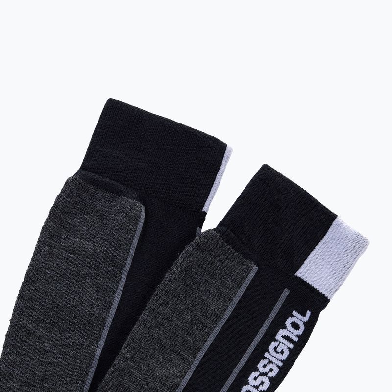 Lyžařské ponožky Rossignol Essential black 2