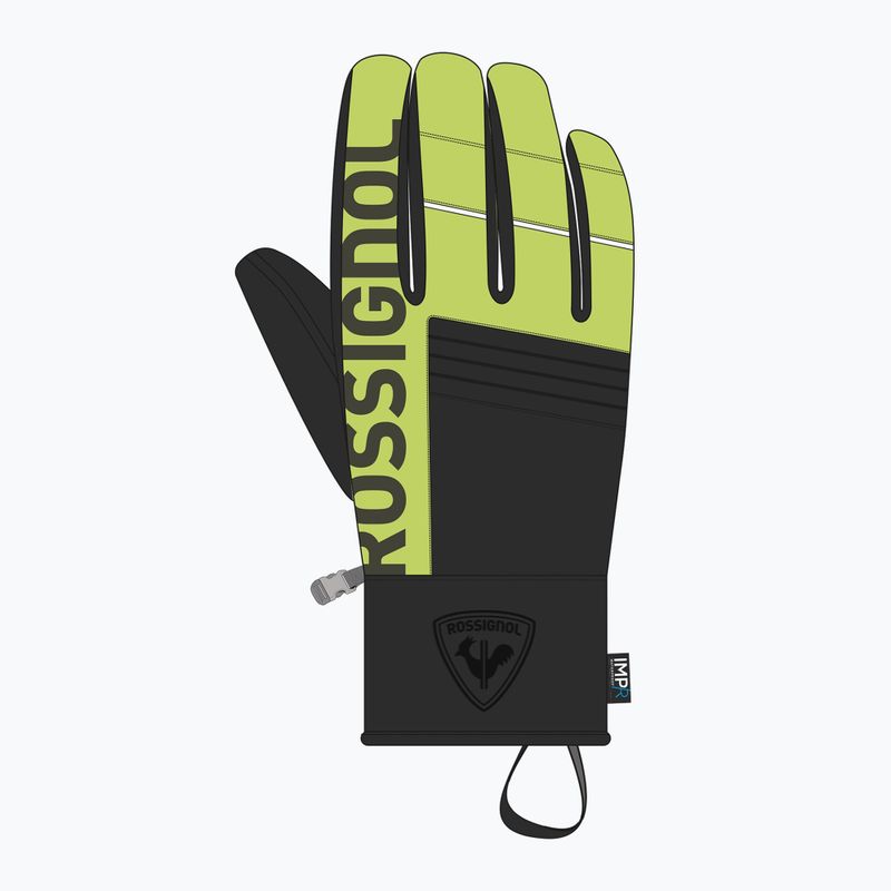 Pánské lyžařské rukavice Rossignol Speed Impr wild lime 2