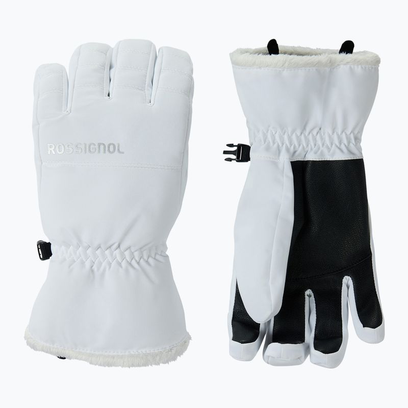 Dámské lyžařské rukavice Rossignol Perfy G white 8
