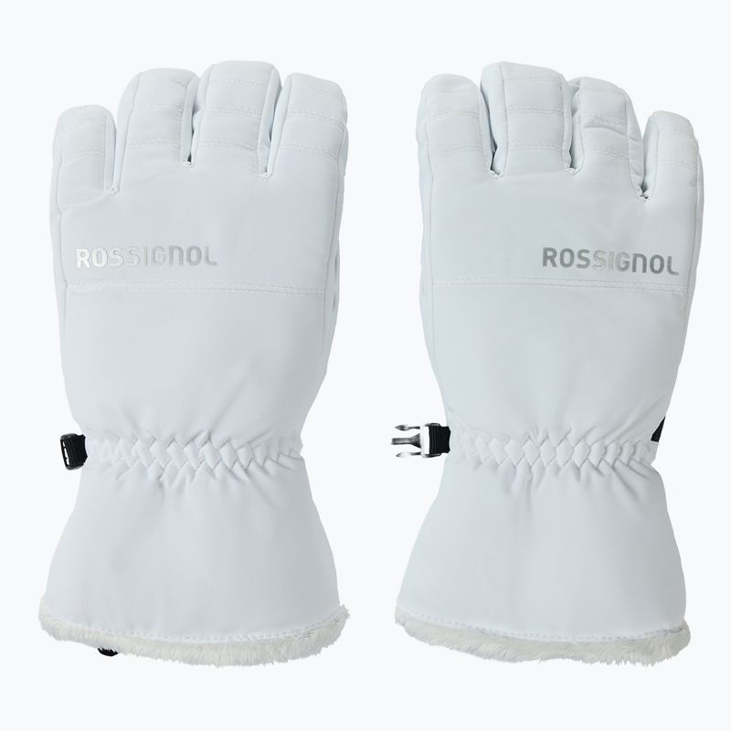 Dámské lyžařské rukavice Rossignol Perfy G white 9