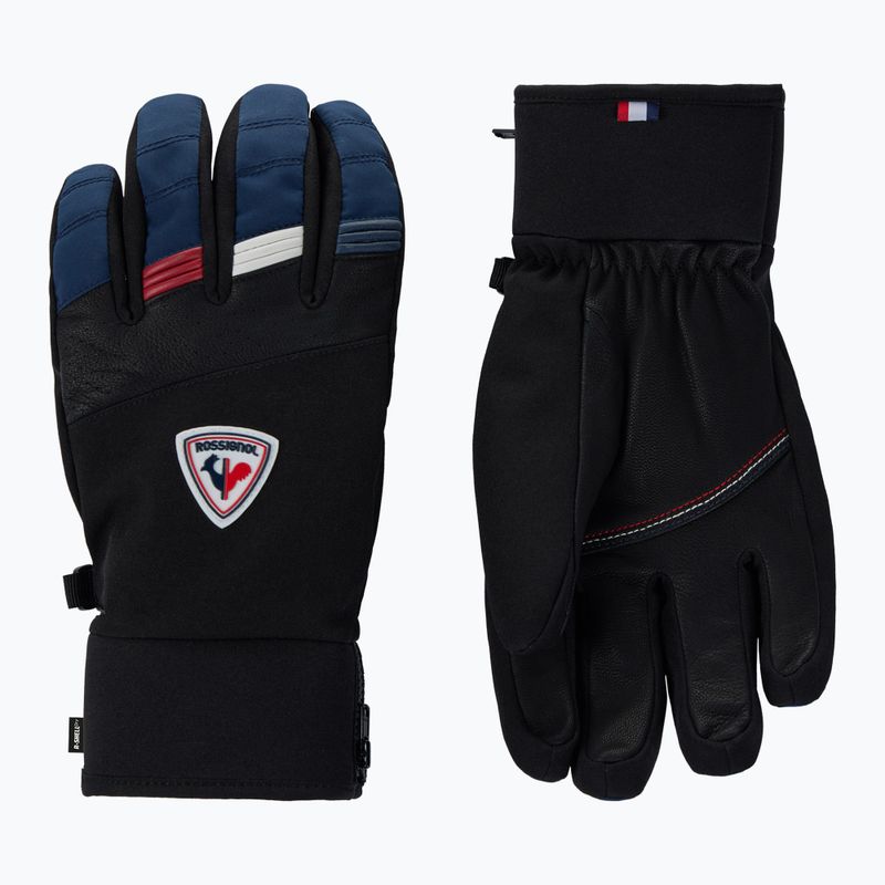 Pánské lyžařské rukavice Rossignol Strato R-Shell Dry dark navy
