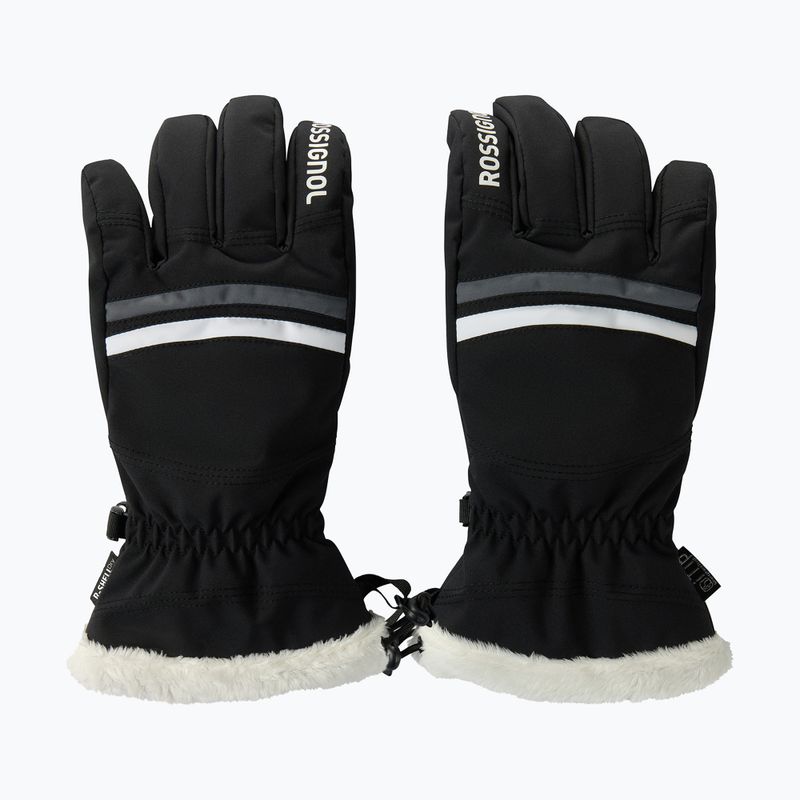 Dámské lyžařské rukavice Rossignol Piste R-Shell Dry black