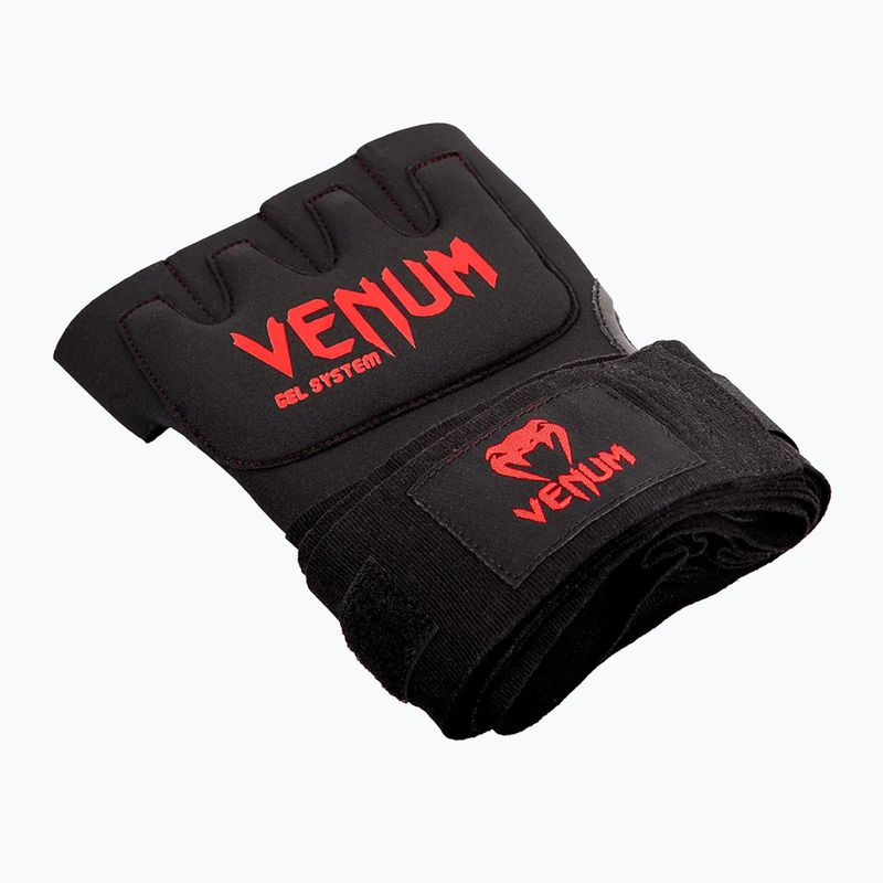 Vnitřní rukavice Venum Gel Kontact Quick Wraps black/red 2
