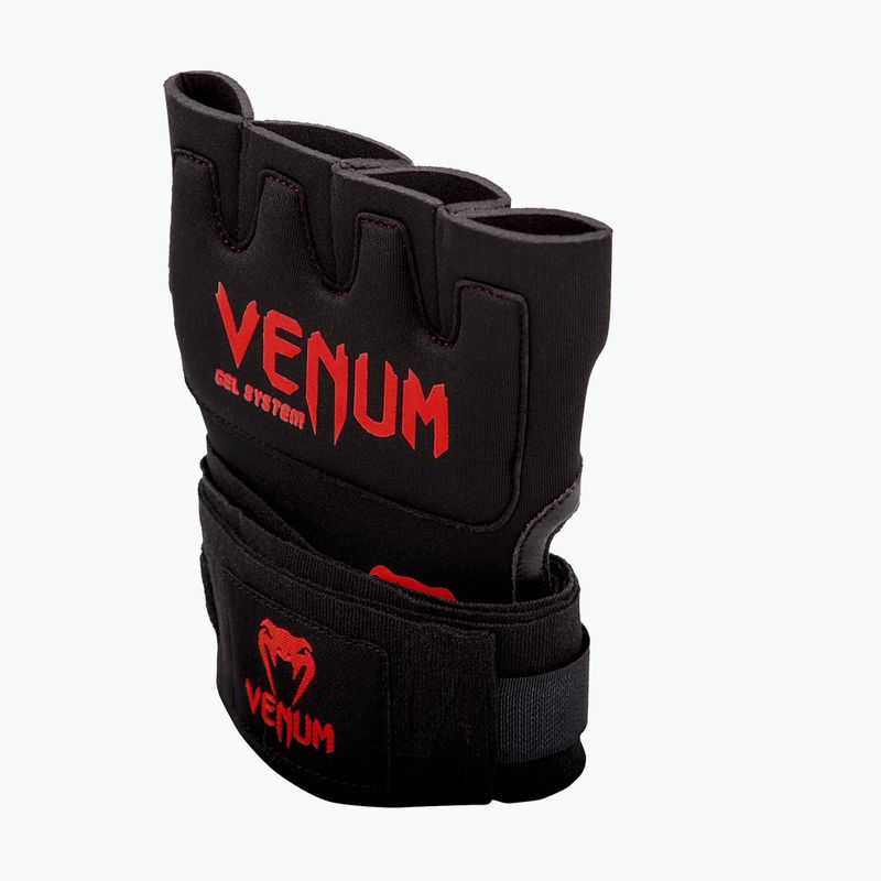 Vnitřní rukavice Venum Gel Kontact Quick Wraps black/red 3