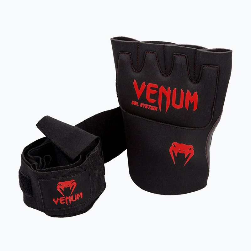 Vnitřní rukavice Venum Gel Kontact Quick Wraps black/red 5