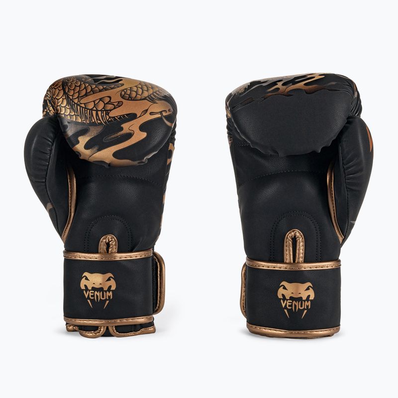 Černo-zlaté boxerské rukavice Venum Dragon's Flight 03169-137 3