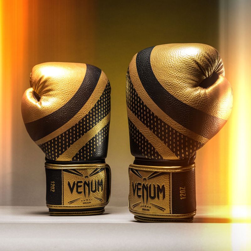 Boxerské rukavice  Venum Lightning Boxing gold/black 6