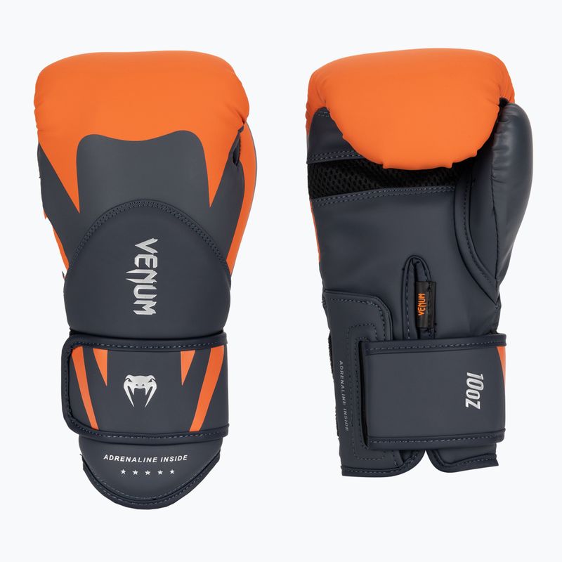 Pánské boxerské rukavice Venum Challenger 4.0 navy blue/orange