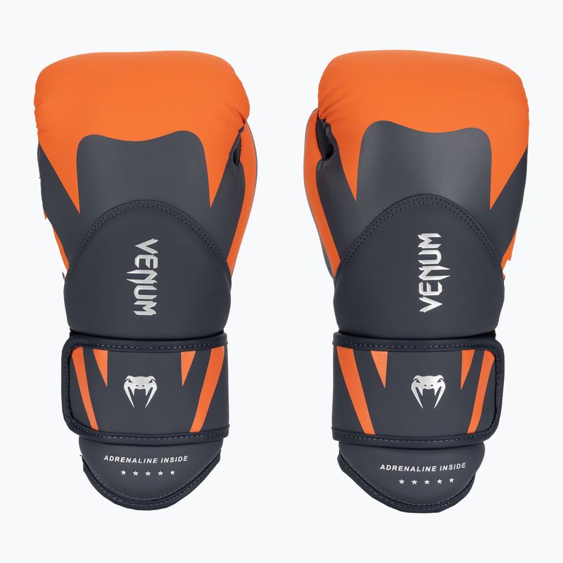 Pánské boxerské rukavice Venum Challenger 4.0 navy blue/orange 2