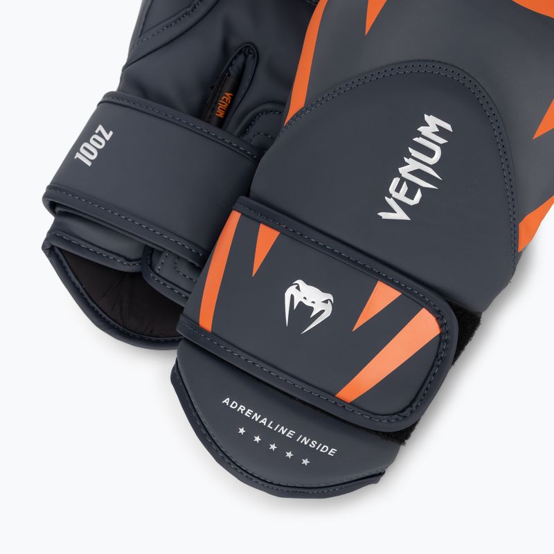 Pánské boxerské rukavice Venum Challenger 4.0 navy blue/orange 5