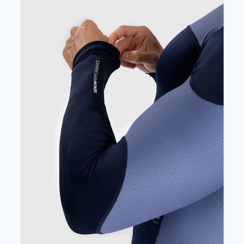 Pánský tréninkový longsleeve Venum Tempest Rashguard Longsleeve navy blue/blue 7