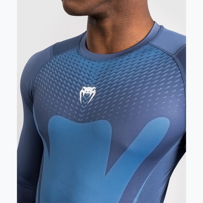 Pánský tréninkový longsleeve  Venum Attack Rashguard Longsleeve navy blue 6