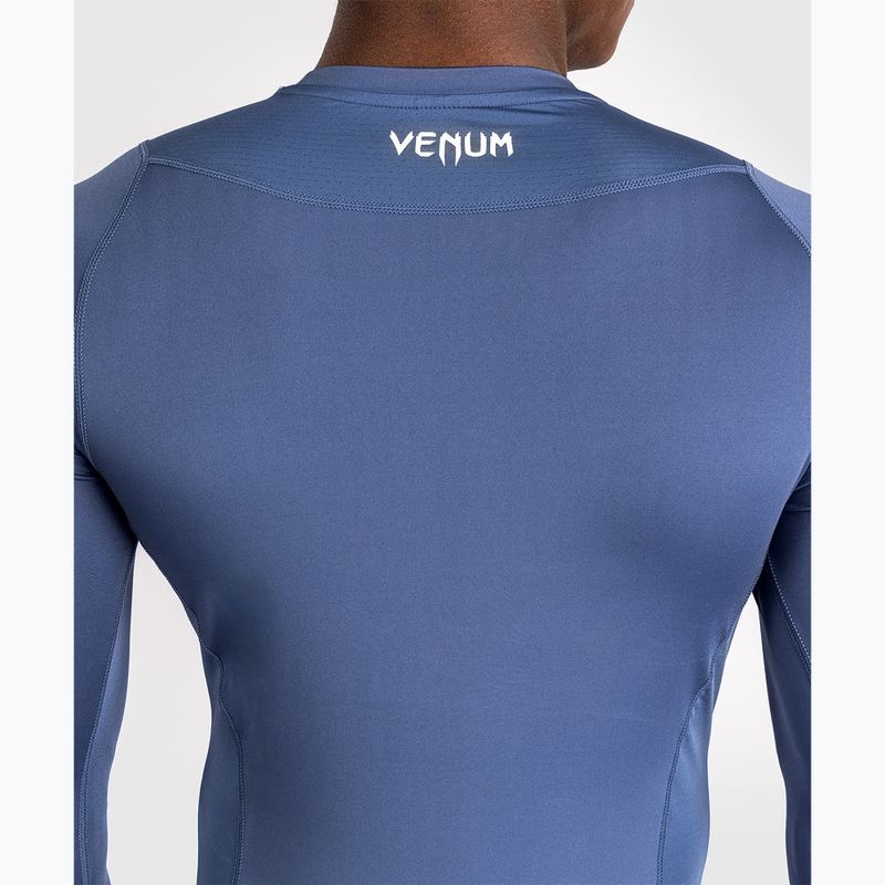 Pánský tréninkový longsleeve  Venum Attack Rashguard Longsleeve navy blue 7
