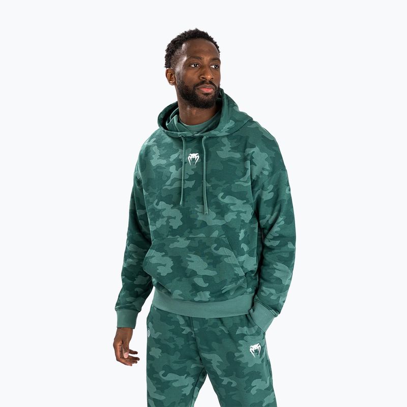 Pánská mikina Venum Vortex XL Hoodie turquoise camo
