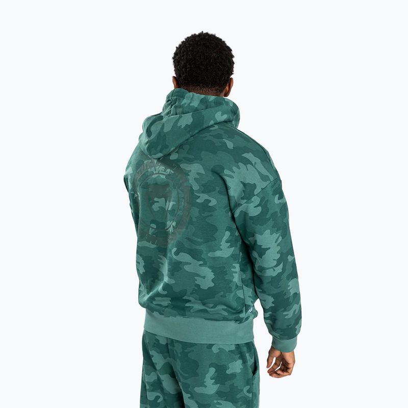 Pánská mikina Venum Vortex XL Hoodie turquoise camo 3