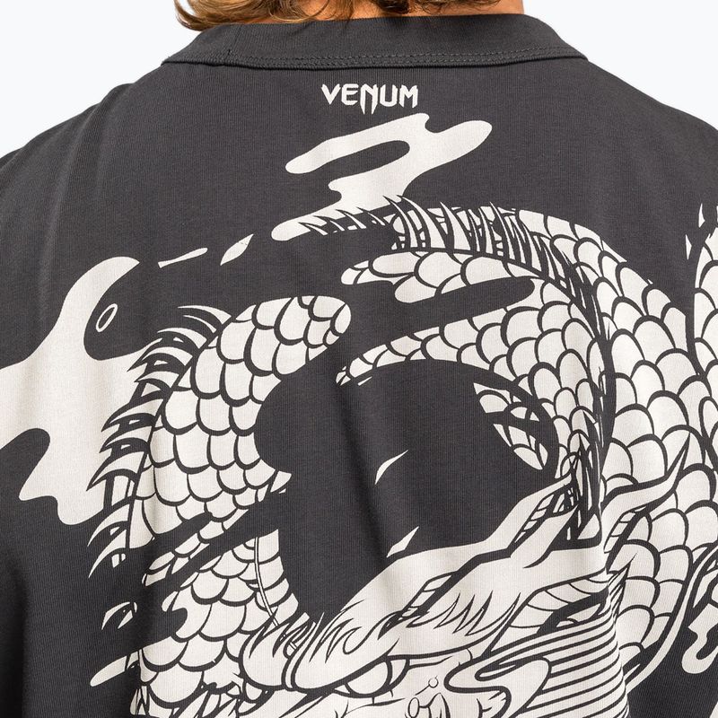 Pánské tričko Venum Dragon’S Flight Men’S T-Shirt charcoal grey/cream white 6