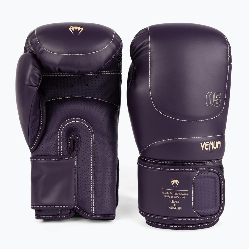 Pánské boxerské rukavice Venum Impact Evo deep purple