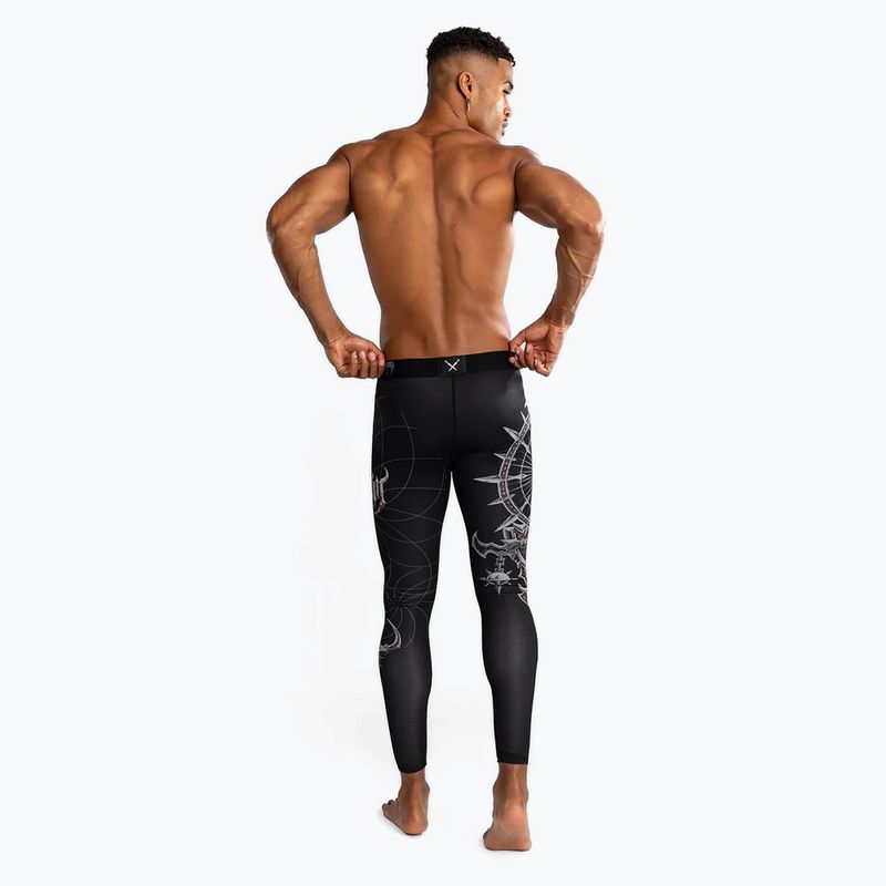 Pánské tréninkové legíny Venum Gladiator 5.0 Men's Spats black/silver 3