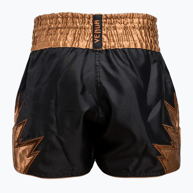 Pánské tréninkové šortky Venum Inferno Muay Thai black/bronze 2
