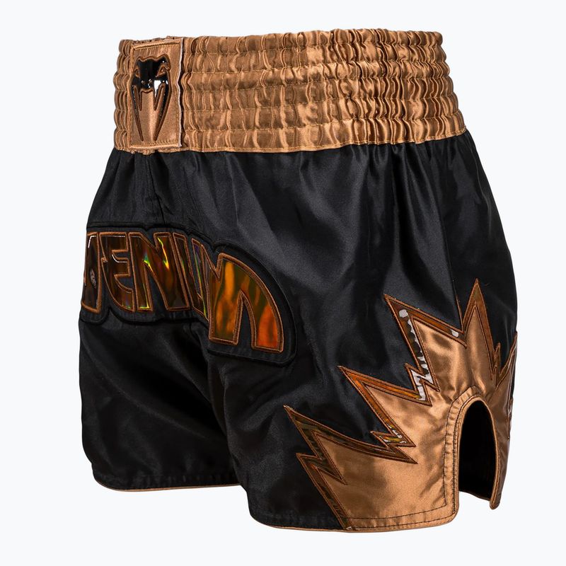 Pánské tréninkové šortky Venum Inferno Muay Thai black/bronze 3