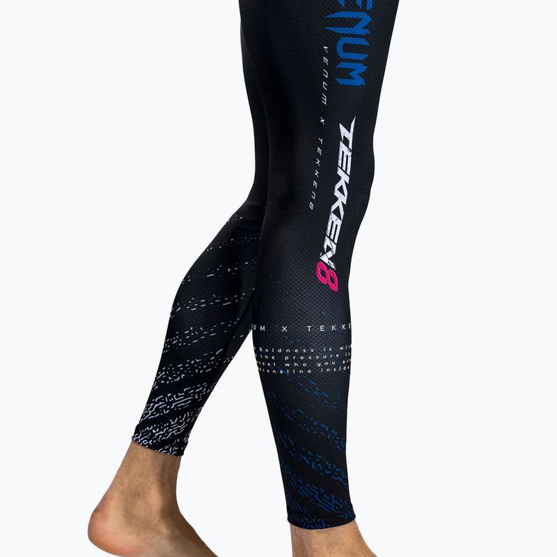 Pánské tréninkové legíny Venum X Tekken 8 - Jin Kazama Spats blue/black/white 8