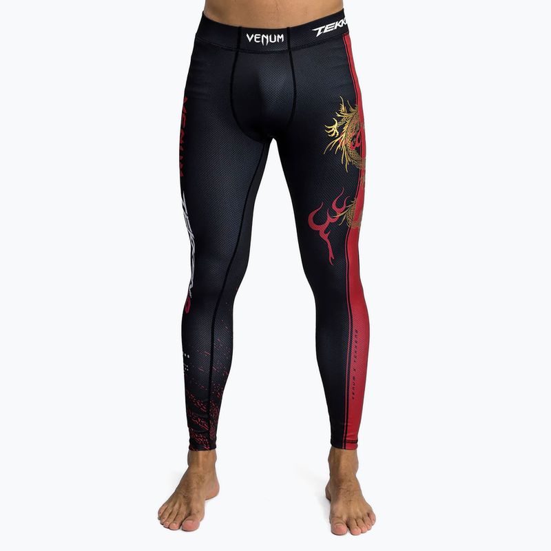 Pánské tréninkové legíny Venum X Tekken 8 - Marshall Law Spats black/red/gold 4