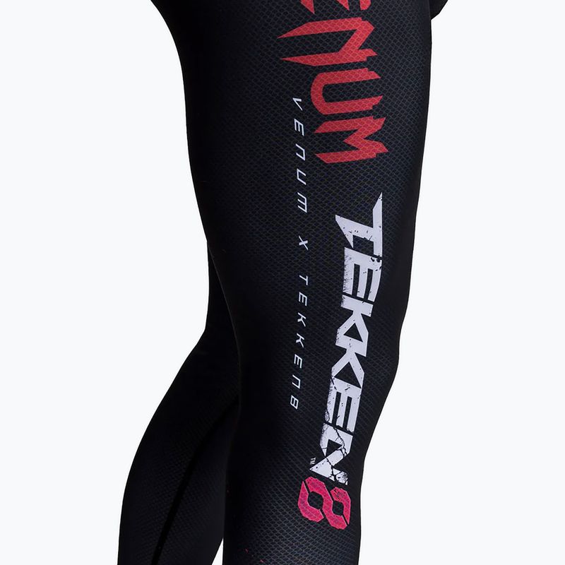 Pánské tréninkové legíny Venum X Tekken 8 - Marshall Law Spats black/red/gold 7