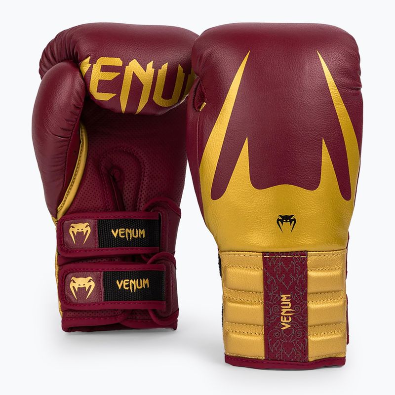 Boxerské rukavice Venum Reverso Boxing red/gold 8