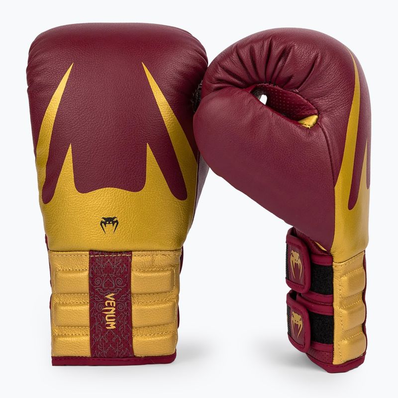 Boxerské rukavice Venum Reverso Boxing red/gold 9