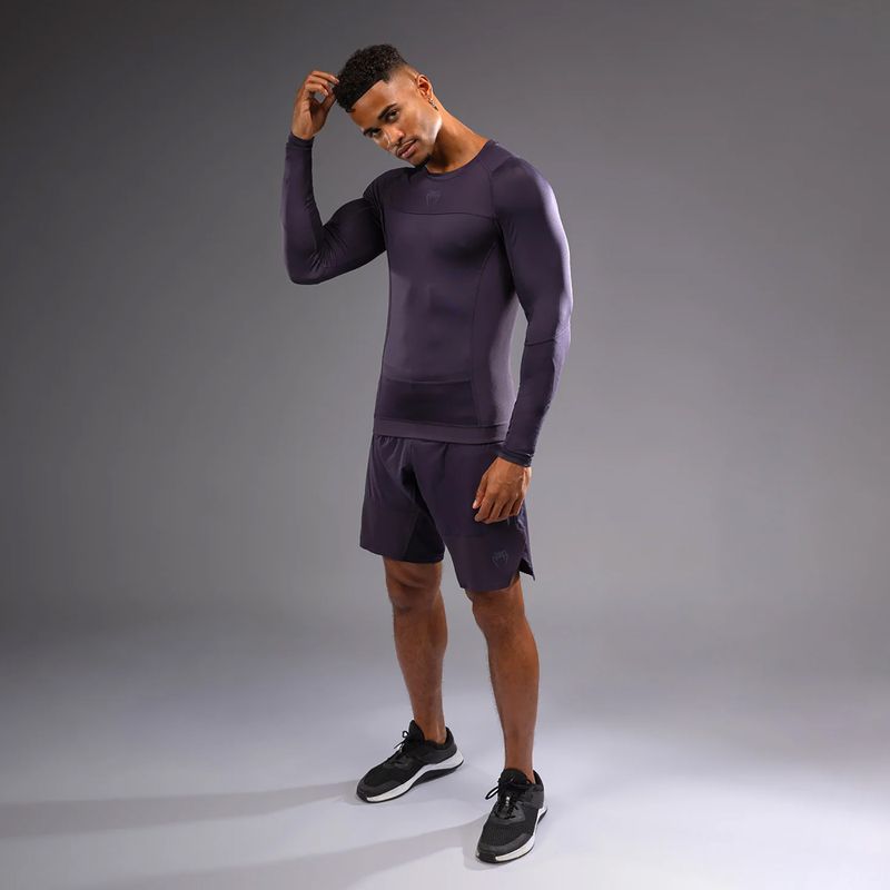 Pánský rashguard Longsleeve Venum G-Fit Air Rashguards deep purple 2