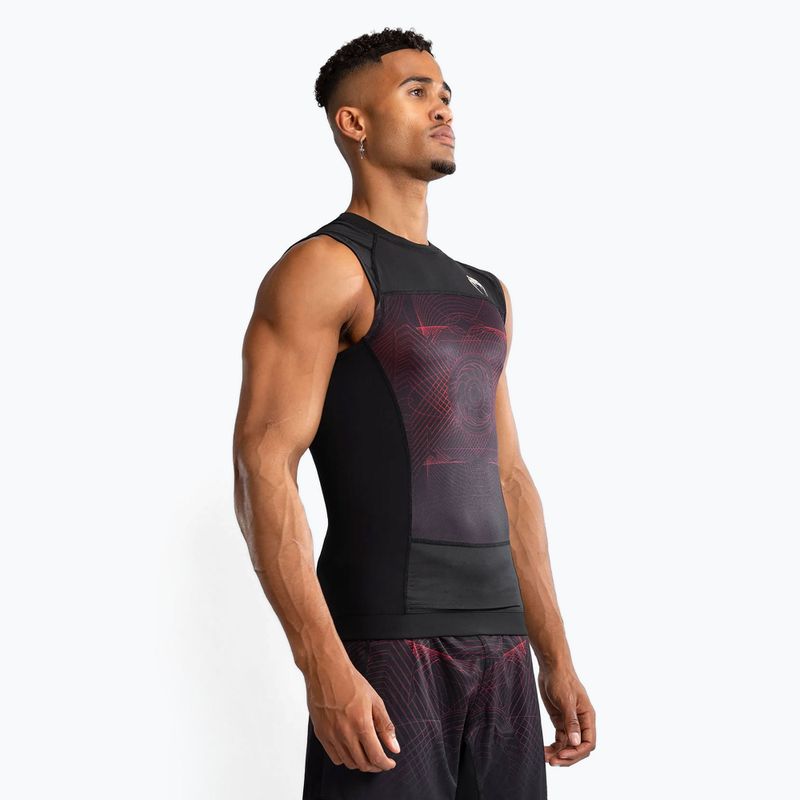 Pánské tílko rashguard Venum G-Fit Air Men'S Sleeveless Rashguard deep black/fire red 4