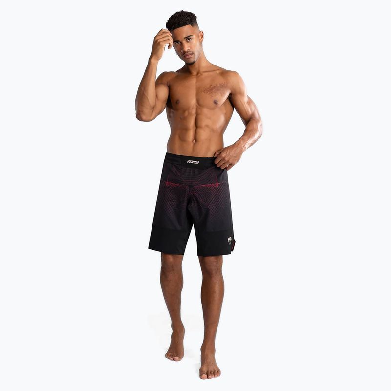 Pánské šortky Venum G-Fit Air Men'S Fight Shorts deep black/fire red 2