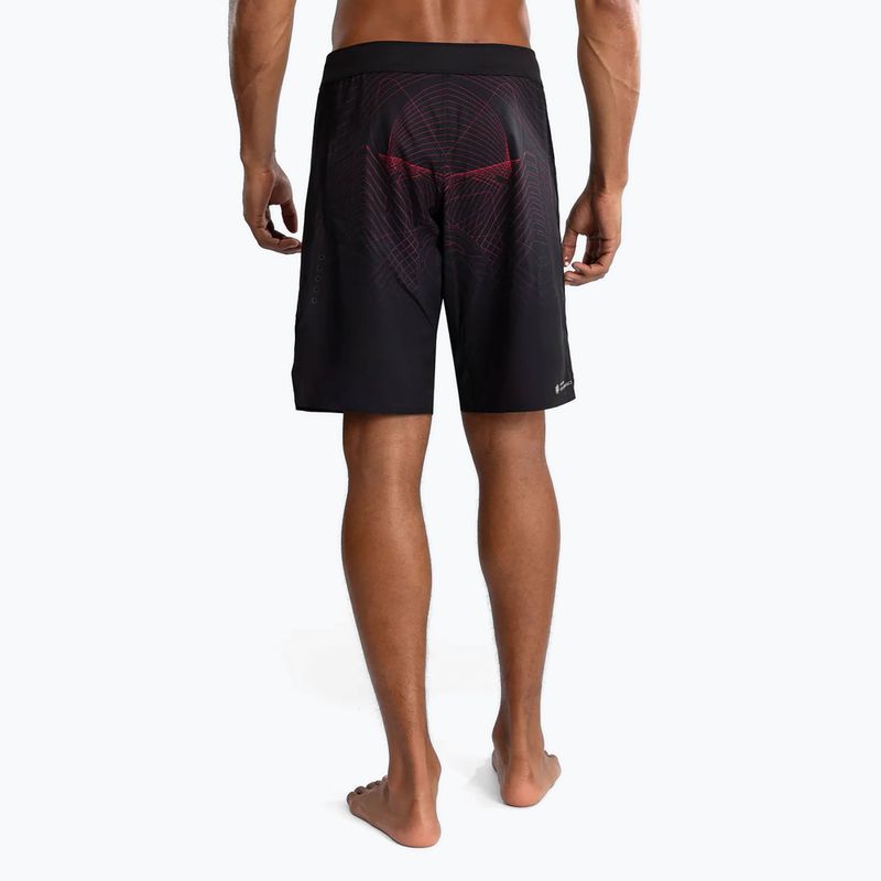 Pánské šortky Venum G-Fit Air Men'S Fight Shorts deep black/fire red 3