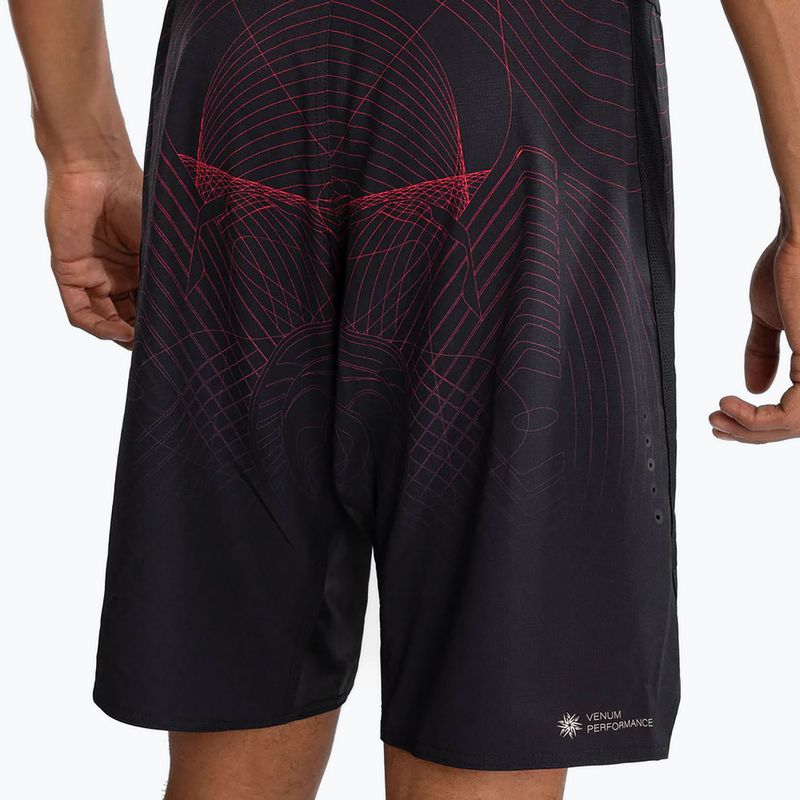 Pánské šortky Venum G-Fit Air Men'S Fight Shorts deep black/fire red 6